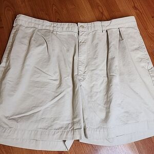 Polo Ralph Lauren Shorts Men's 40 Beige Chino Cotton 5 Pocket Slash Preppy Khaki
